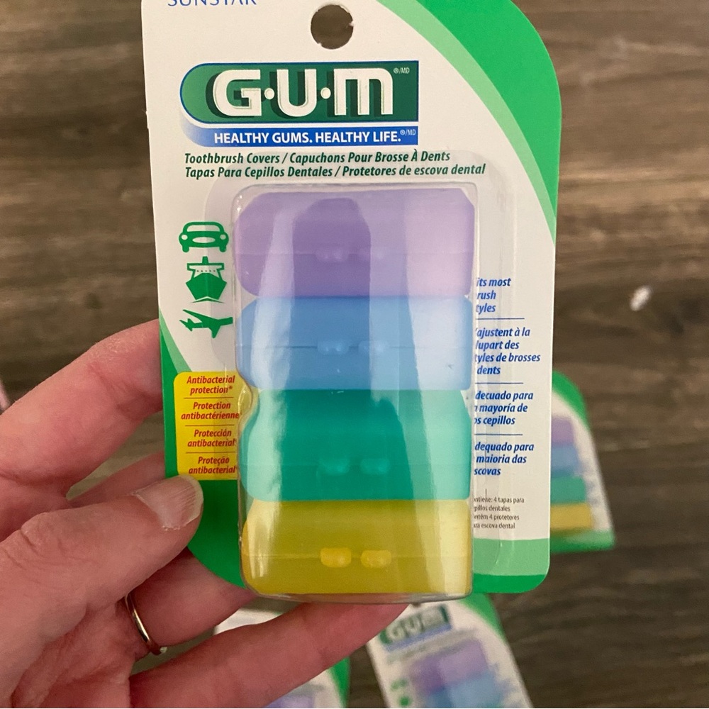 NWT set of 5 GUM 4-pack toothbrush covers (20 total)